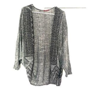 Cozy draped cardigan